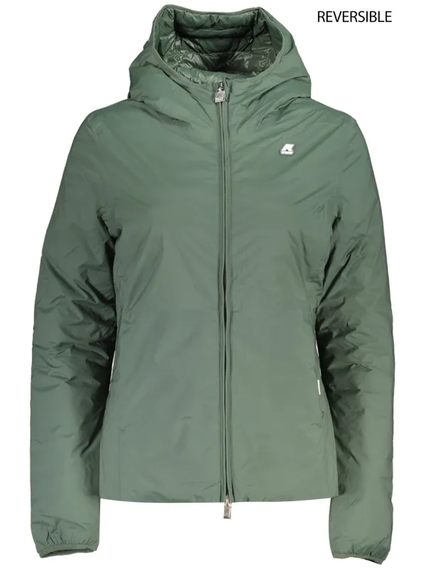 "K-WAY Jacken im Sale | Daunenjacke mit Kapuze und Taschen von K-WAY in Grün online kaufen"|Planet-Deluxe