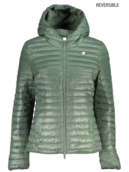 "K-WAY Jacken im Sale | Daunenjacke mit Kapuze und Taschen von K-WAY in Grün online kaufen"|Planet-Deluxe