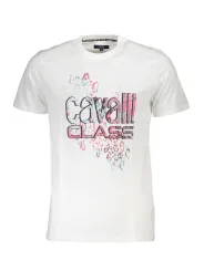 "Cavalli Class T-Shirts im Sale | Cavalli Class QXT61T-JD060_BIANCO_00053 Weiss online kaufen"|Planet-Deluxe