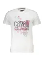 "Cavalli Class T-Shirts im Sale | Cavalli Class QXT61T-JD060_BIANCO_00053 Weiss online kaufen"|Planet-Deluxe