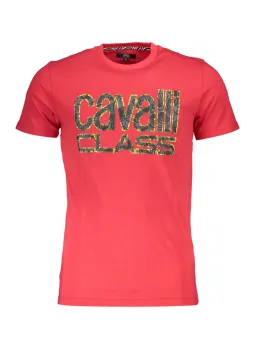 "Cavalli Class Rundhals T-Shirt mit Logo-Aufdruck"