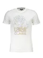 "Cavalli Class T-Shirts im Sale | Cavalli Class Logo TShirt Kurzarm Rundhals Weiß online kaufen"|Planet-Deluxe