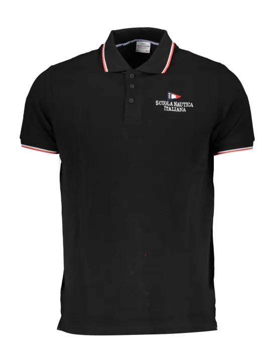"SCUOLA NAUTICA Poloshirts im Sale | SCUOLA NAUTICA 218801_NERO_BLACK online kaufen"|Planet-Deluxe