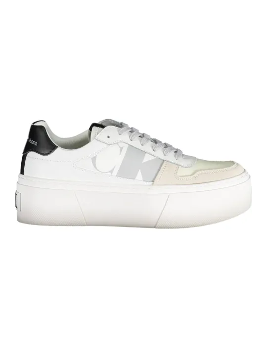 "Calvin Klein Sneakers im Sale | Calvin Klein Plateau Sneaker mit Kontrastdetails und Logo online kaufen"|Planet-Deluxe