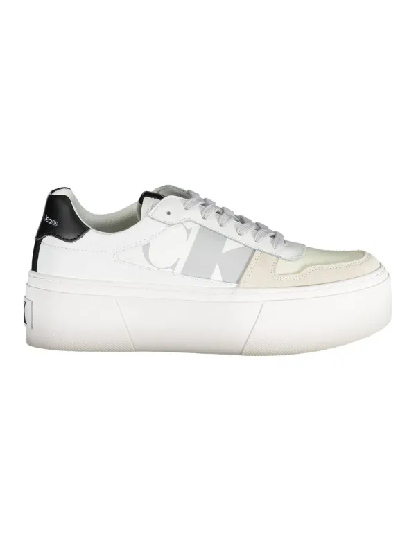 "Calvin Klein Sneakers im Sale | Calvin Klein Plateau Sneaker mit Kontrastdetails und Logo online kaufen"|Planet-Deluxe