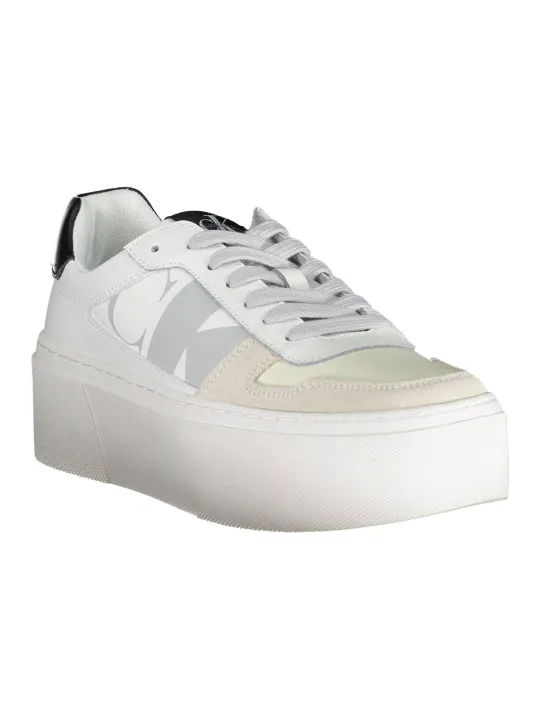 "Calvin Klein Sneakers im Sale | Calvin Klein Plateau Sneaker mit Kontrastdetails und Logo online kaufen"|Planet-Deluxe