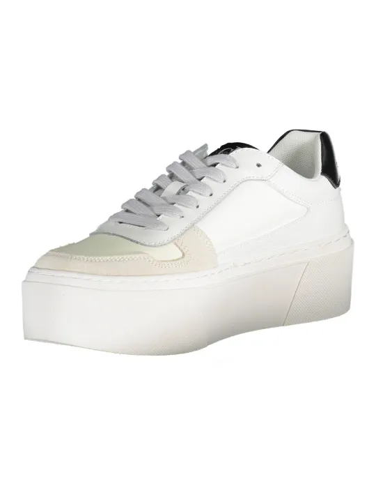 "Calvin Klein Sneakers im Sale | Calvin Klein Plateau Sneaker mit Kontrastdetails und Logo online kaufen"|Planet-Deluxe