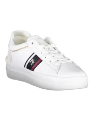 Tommy Hilfiger Nachhaltige Kontrast Sneaker - Weiß