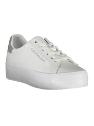 "Calvin Klein Sneakers im Sale | Calvin Klein Weiße Sneakers YW0YW01220F online kaufen"|Planet-Deluxe
