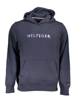 "Tommy Hilfiger Logo-Fleece-Kapuzenpullover – Stil & Komfort"