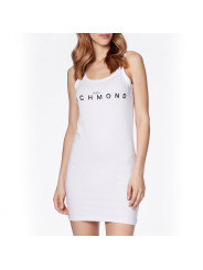 Weißes John Richmond Mini Kleid
