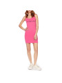 Rosa Baumwollkleid mit Richmond-Logo