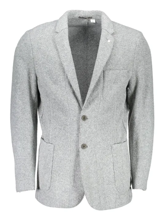 "GANT Jacken im Sale | GRAUE LANGARMJACKE MIT LOGO UND TASCHEN VON GANT online kaufen"|Planet-Deluxe