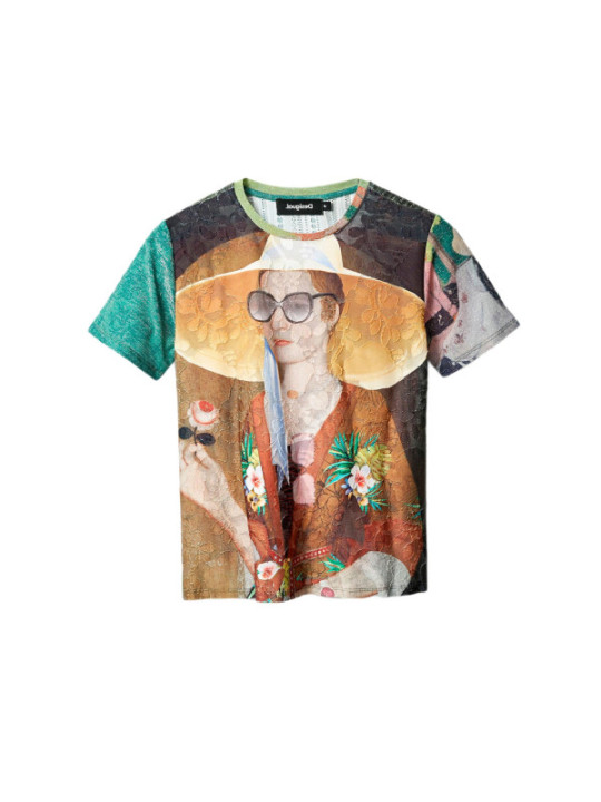 T-Shirt Desigual - Desigual T-Shirt Donna 80,00 €  | Planet-Deluxe