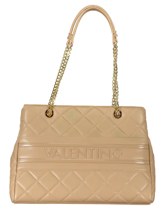 "VALENTINO BAGS Einzelstücke & Seltenheiten im Sale | VALENTINO BAGS VBS51O04ADA_BEBEIGE - Exklusive Schultertasche mit Kettendetails, Zwei Hauptfächer und Telefonhalter, Elegantes  online kaufen"|Planet-Deluxe