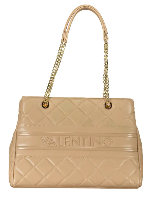 "VALENTINO BAGS Einzelstücke & Seltenheiten im Sale | VALENTINO BAGS VBS51O04ADA_BEBEIGE - Exklusive Schultertasche mit Kettendetails, Zwei Hauptfächer und Telefonhalter, Elegantes  online kaufen"|Planet-Deluxe