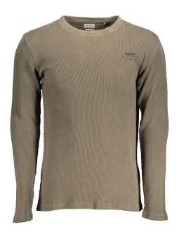 "Schlankes Langarmshirt mit Logo-Stickerei – Eleganter Pullover"