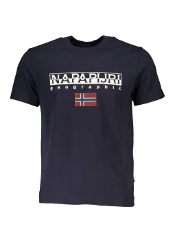 "Napapijri Kurzarm T-Shirt - Normale Passform & Logo-Print"