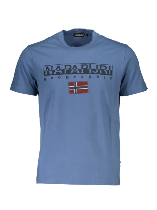 "Napapijri T-Shirts im Sale | Kurzarm TShirt Normale Passform Rundhals Aufdruck Napapijri Logo online kaufen"|Planet-Deluxe