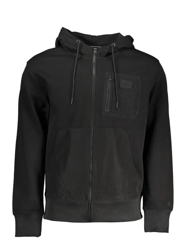 "Calvin Klein Sweatshirts im Sale | Calvin Klein Kapuzenpullover mit Taschen und Kontrastdetails online kaufen"|Planet-Deluxe