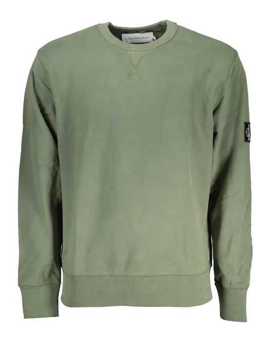 "Calvin Klein Sweatshirts im Sale | Calvin Klein Kontrast Sweatshirt Gebürstet Rundhals Logo online kaufen"|Planet-Deluxe