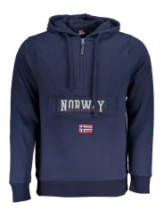 "NORWAY 1963 Sweatshirts im Sale | Norway Fleece Kapuzenpullover mit Reißverschlusstasche Navy online kaufen"|Planet-Deluxe