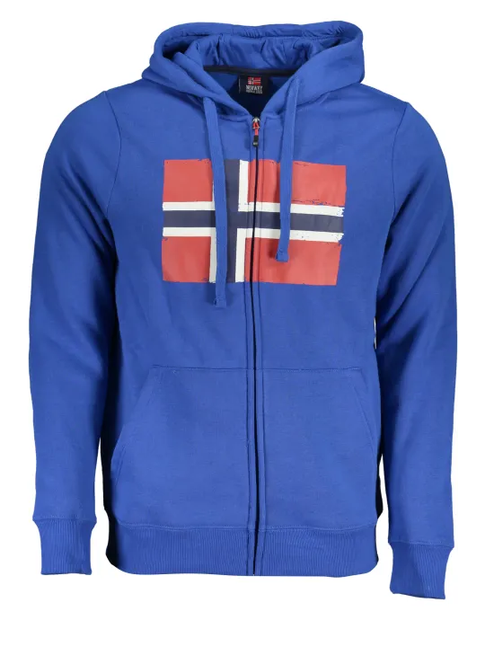 "NORWAY 1963 Sweatshirts im Sale | Fleece Kapuzenpullover mit Reißverschluss und Print Logo online kaufen"|Planet-Deluxe