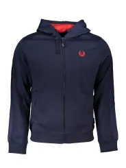 "GIAN MARCO VENTURI Sweatshirts im Sale | Kapuzensweatshirt Fleece 2 Taschen Reißverschluss Logo GMV online kaufen"|Planet-Deluxe