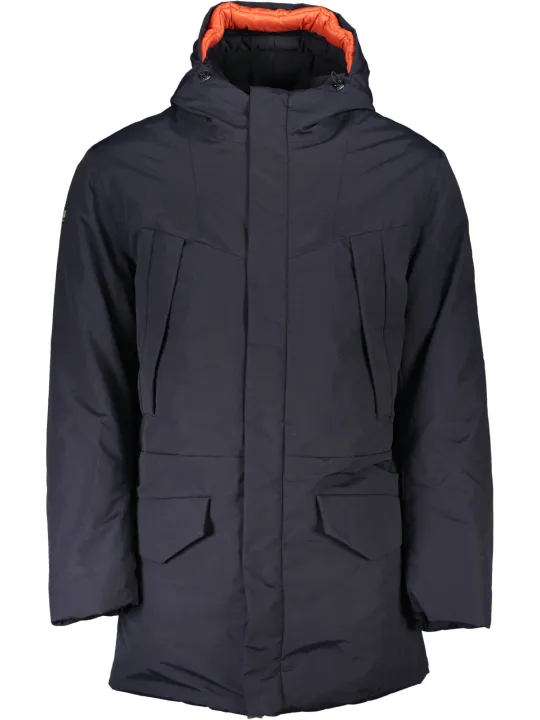"Napapijri Jacken im Sale | Napapijri Lange Kapuzenjacke mit Taschen und Applikationen online kaufen"|Planet-Deluxe