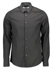 "Calvin Klein Hemden im Sale | Calvin Klein Slim Fit Hemd mit Stickerei und 1-Knopf-Manschetten online kaufen"|Planet-Deluxe