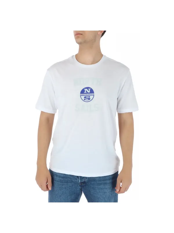 North Sails Herren T-Shirt blau weiß North Sails Herren T-Shirt blau weiß