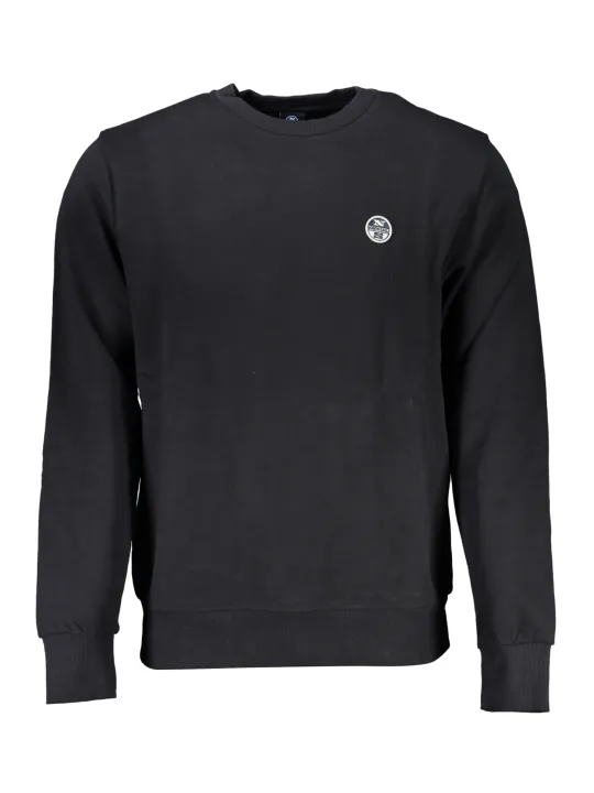 "North Sails Sweatshirts im Sale | Langarm Sweatshirt Gebürstet Rundhals Logo North Sails online kaufen"|Planet-Deluxe