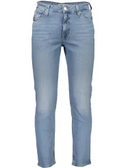 "Tommy Hilfiger Jeans im Sale | Regenerative Baumwolle Jeans mit Wasch-Effekt und Stickerei online kaufen"|Planet-Deluxe