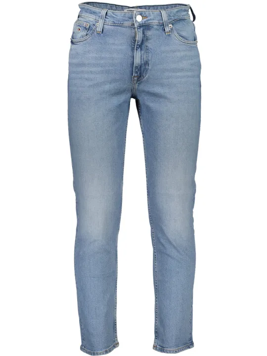 "Tommy Hilfiger Jeans im Sale | Regenerative Baumwolle Jeans mit Wasch-Effekt und Stickerei online kaufen"|Planet-Deluxe