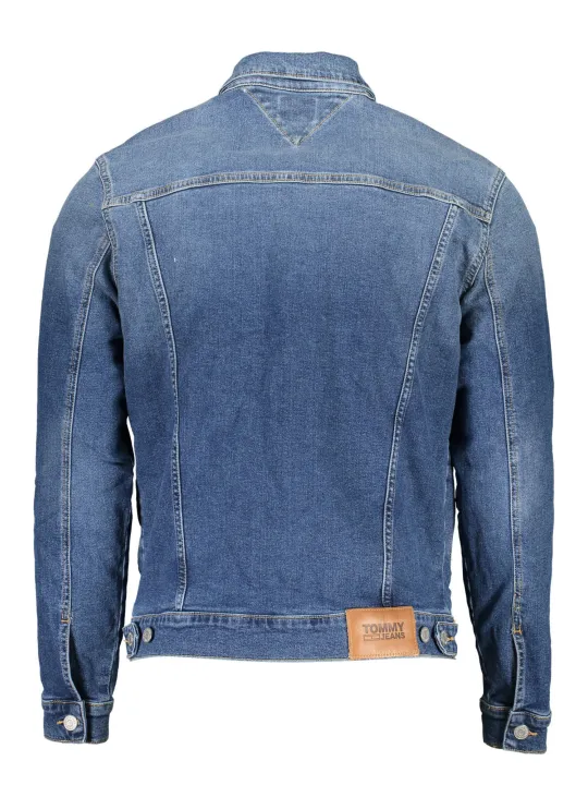 "Tommy Hilfiger Jacken im Sale | Tommy Hilfiger Jeansjacke mit Stickerei und Bio-Baumwolle online kaufen"|Planet-Deluxe