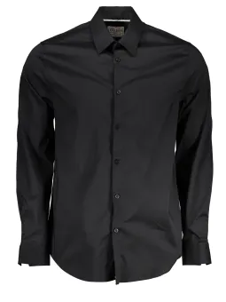 Slim Fit Hemd aus Bio-Baumwolle mit Italienkragen