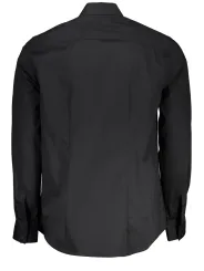 "GUESS JEANS Hemden im Sale | Slim Fit Hemd mit Italienkragen und Stickerei aus Bio-Baumwolle online kaufen"|Planet-Deluxe