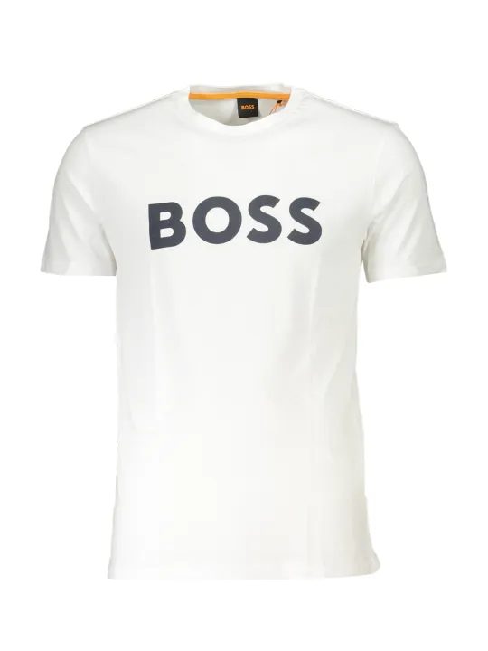"Boss T-Shirts im Sale | Boss 50481923THINKING1_BI100 Weiss online kaufen"|Planet-Deluxe