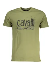 "Cavalli Class T-Shirts im Sale | Cavalli Class QXT62PJD060_VE04050 Grün online kaufen"|Planet-Deluxe