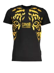"Cavalli Class T-Shirts im Sale | Kurzarm TShirt Rundhals Logo Cavalli Class online kaufen"|Planet-Deluxe