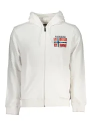 "Napapijri Sweatshirts im Sale | Kapuzen-Sweatshirt mit Reißverschluss und Taschen Napapijri online kaufen"|Planet-Deluxe