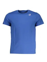 "KWAY Eduardo Blau: Kurzarmliges T-Shirt mit Logo"