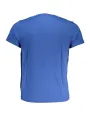"KWAY Eduardo Blau: Kurzarmliges T-Shirt mit Logo"