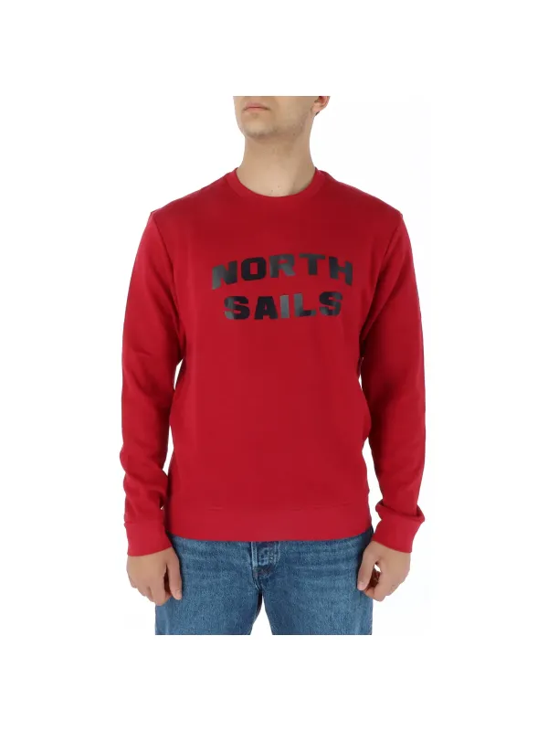 Rotes North Sails Langarmshirt Herren