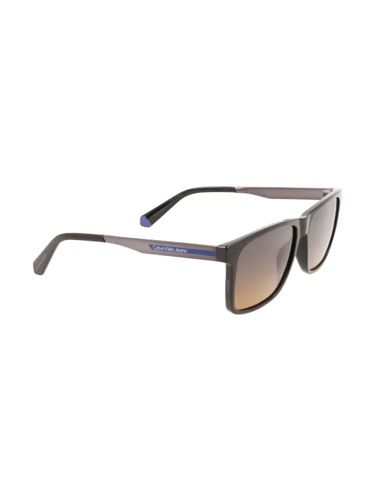 "Calvin Klein Sonnenbrillen im Sale | Calvin Klein Sonnenbrille Quadratisch Braun 57mm  online kaufen"|Planet-Deluxe