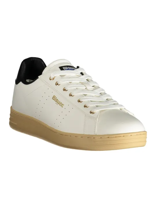 "Blauer Sneakers im Sale | Sneaker Blauer Kontrastdetails Print Logo Schnürsenkel online kaufen"|Planet-Deluxe