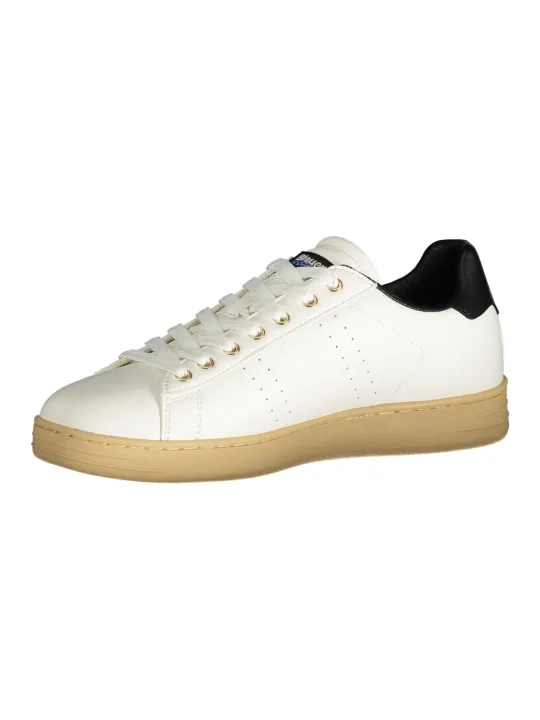 "Blauer Sneakers im Sale | Sneaker Blauer Kontrastdetails Print Logo Schnürsenkel online kaufen"|Planet-Deluxe