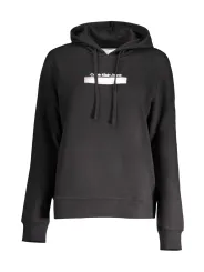 "Calvin Klein Sweatshirts im Sale | Kapuzen-Sweatshirt Calvin Klein aus Bio-Baumwolle mit Print online kaufen"|Planet-Deluxe