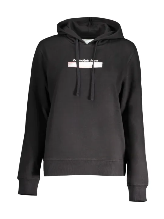 "Calvin Klein Sweatshirts im Sale | Kapuzen-Sweatshirt Calvin Klein aus Bio-Baumwolle mit Print online kaufen"|Planet-Deluxe
