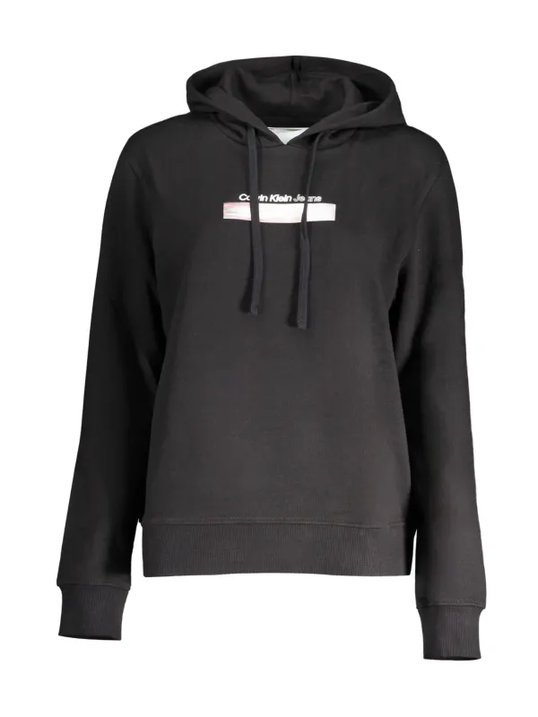 "Calvin Klein Sweatshirts im Sale | Kapuzen-Sweatshirt Calvin Klein aus Bio-Baumwolle mit Print online kaufen"|Planet-Deluxe
